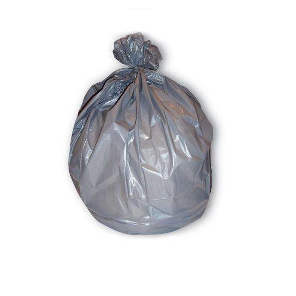 Bag Trash Super Heavy 33gal LLDPE 1-1/10mm Flat Pack 33x39